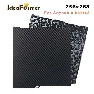 New Build Plate for Anycubic Kobra 3, 3D Printer PEO PET Heated Bed 256X268mm - Afbeelding 1 van 7