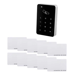 Lector de tarjetas RFID 125 KHz panel táctil teclado puerta de seguridad control de entrada de acceso FOB - Imagen 1 de 12