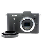 Nikon 1 V1 Digitalkamera – schwarz (nur Gehäuse)