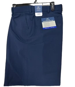 George Four-Way Stretch Expandable Waist Performance Dress Pants 36W X 30L Navy - Picture 1 of 3