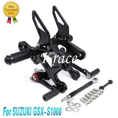 Juego de estriberas traseras CNC para Suzuki GSXS1000 GSX-S1000 2015-2023 KATANA 2020-2023 - Imagen 1 de 4