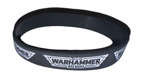 Pulsera Warhammer 40k Games Workshop Negra Nueva Goma - Imagen 1 de 2