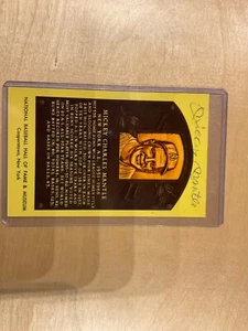 HOFer Mickey Mantle NY Yankees Autographed Hall of Fame Plaque Postcard - Picture 1 of 2