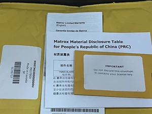 Matrox Imaging M9RTM0J0000000U USB Key license Fast Shipping - Picture 1 of 4