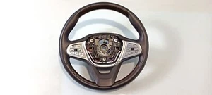 BMW OEM Leather steering wheel wood appliques DAPro 7` G11 G12 vin:GJ53338 - Picture 1 of 9