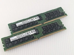 Mémoire RAM SERVEUR RDIMM SAMSUNG 32 Go DDR4 3200 PC4-25600 ECC M393A4K40EB3-CWE - Photo 1/4