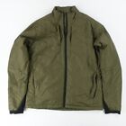 Sample Polyfill Sz. Large Reversible Outdoor Hiking Jacket Green Soft Shell
