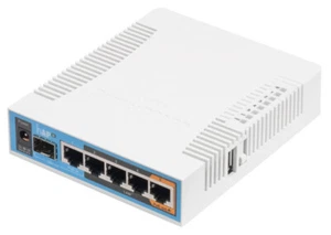 MikroTik New hAP ac RB962UIGS-5HACT2HNT-US Dual Band 3x3 802.11n/ac Access Point - Picture 1 of 3