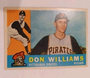 1960 Topps Don Williams Grey Back Rookie RC #414 Vintage Baseball Pirates - Picture 1 of 2