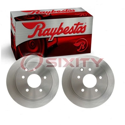 Rotores de freio a disco traseiros Raybestos R-Line 2 peças para 2003-2005 INFINITI G35 gm - Imagem 1 de 4