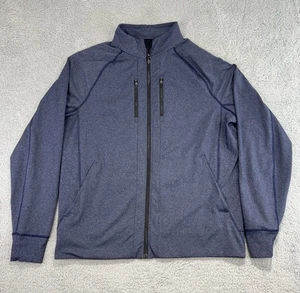 Lululemon Shift Jacket Men's XXL Heathered Gray Full Zip Stretch Zip Pockets Run - Picture 1 of 13