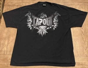 VINTAGE Tapout Eagle Grafik T-Shirt Gr. XXL schwarz kurzarm USA Y2K 90s - Bild 1 von 7