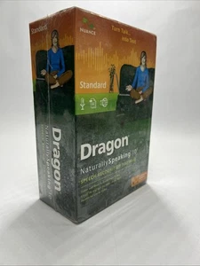 NUANCE DRAGON NATURALLY SPEAKING STANDARD EDITION 10 SPEECH RECOGNITION NEW SEAL - Picture 1 of 5