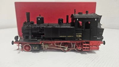 Spur 0 Hehl Dampflok BR 70 084 der Deutschen Reichsbahn, analog, Vitrinenmodell - Bild 1 von 4