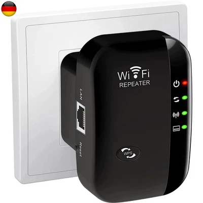 PION WLAN Verstärker 300Mbit/ WLAN Repeater WiFi Repeater mit Ethernet-Port