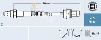 Sonda lambda 77270 FAE per MERCEDES-BENZ CLASSE C T-Model CLASSE C - Immagine 1 di 4