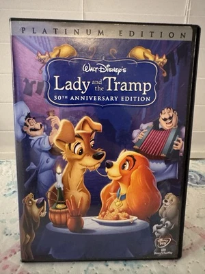 Lady and the Tramp (DVD, 2006, 2-Disc Set) 50th Anniversary Platinum Edition - Image 1 of 2