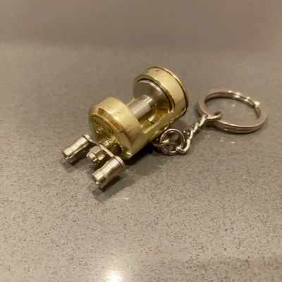 Личный брелок на катушке LEFTY CARR • металлическая мини-катушка • Freehold NJ • COA/LOA • Ca - Изображение 1 из 4