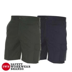 DNC Workwear Mens Permanent Press Cargo Shorts Multi Pockets Industrial New 4503 - Picture 1 of 3