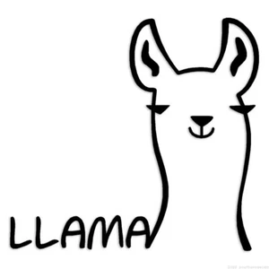 Llama - Decal Sticker - Multiple Colors & Sizes - ebn6397 - Picture 1 of 20