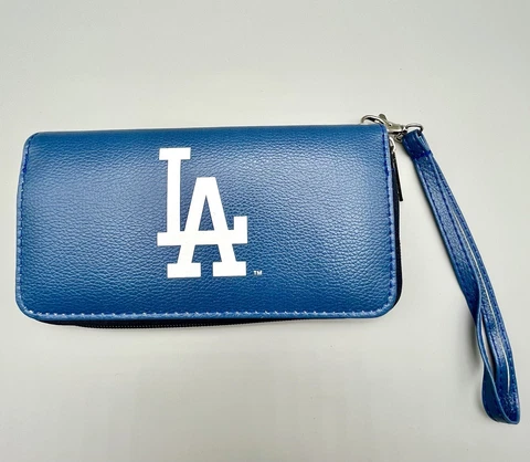Los Angeles LA Dodgers Wristlet Wallet Zip-Around Clutch Cover