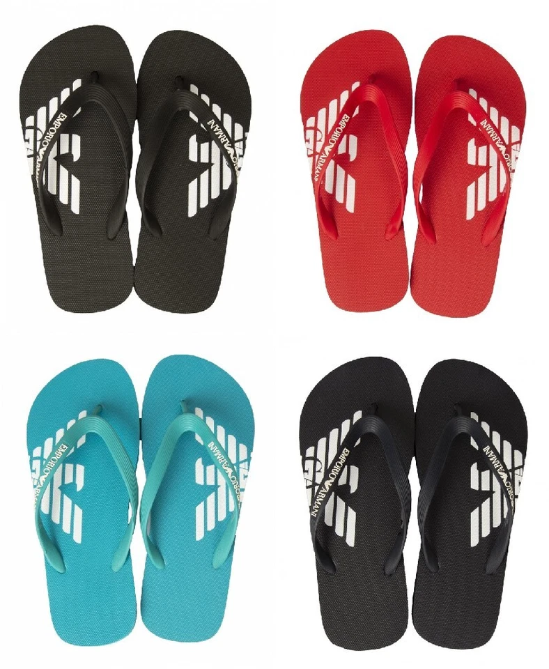 SG Infradito uomo EMPORIO ARMANI ciabatte mare o piscina articolo XVQS06 XN746 S - Imagem 1 de 1