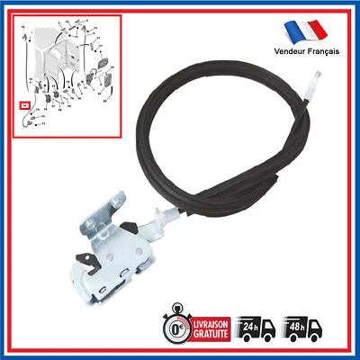 Porte Arrière Inférieur Serrure Câble prévu pour Ducato Boxer Jumper 3 2006-2016 - Photo 1/4