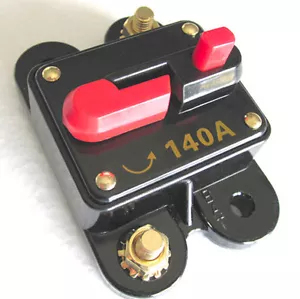 12 Volt Car Audio 140 AMP Circuit Breaker with Reset up to 1400 watts stereo - Bild 1 von 3