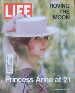 Revista Life 20 de agosto 1971 Princesa Ana Windsor *SOLO HOJA DE CUBIERTA* - Imagen 1 de 1