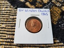 Sir Winston Churchill 1965 - Small Medallion - Bronze