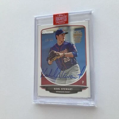Kohl Stewart 2019 Topps Archives Signature Series Auto 2013 Bowman #BDPP2 15/29 - Image 1 of 2