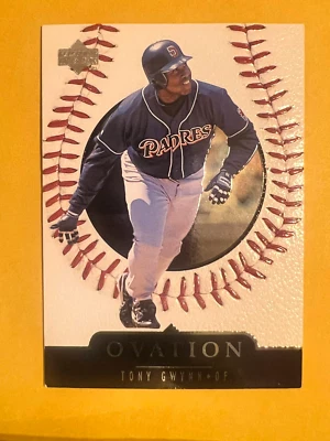 1999 Upper Deck Ovation #55 Tony Gwynn San Diego Padres Mint HOF - Image 1 of 2