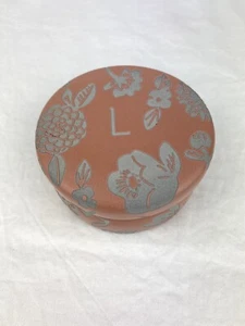 Masey Monogram “L” Anthropologie Trinket Dish Personalized Name Initial Rose - Picture 1 of 8