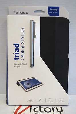 New Targus Triad Case and Stylus for Samsung Galaxy Tab 3 10.1 (Black, Cover) - Image 1 of 4