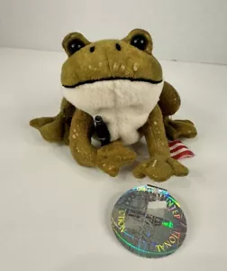 Coca-Cola International Bean Bag Plush - #251 Puerto Rico Hopps Coki Frog 1999 - Picture 1 of 14