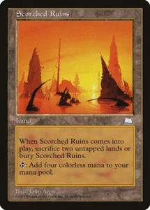 Scorched Ruins englisch mint Weatherlight - Bild 1 von 1