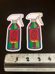 GYEON EVO OEM 2PC STICKER SET CLEANING SPRAY BOTTLE - Picture 1 of 1