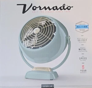 Vornado JR Air Circulator Fan Dull Teal. Durable Metal, air moves up 50 to feet - Picture 1 of 6