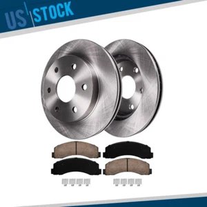 Front Rotors Brake Pads for 2010-2020 Lincoln Navigator Ford F-150 Expedition### - Picture 1 of 4
