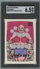 1989 Topps Nintendo  Bald Bull Punch Out Scratch-Off Game #6 SGC 6.5