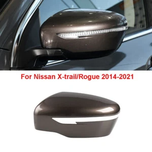 For Nissan X-trail/Rogue 2014-21 Gold Rearview Mirror Cover Shell Cap Left Side - Bild 1 von 4