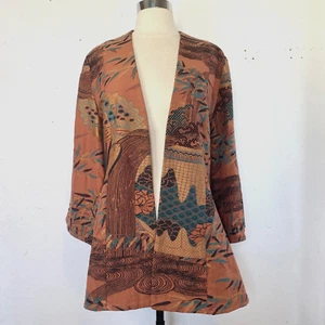 Love Apples by Stephanie Santa Fe Womens Jacket Small Designer Hand Crafted Open - Picture 1 of 13