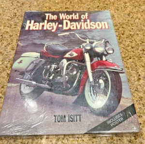 The World of Harley-Davidson by Tom Isitt (1992, Hardcover) NEW SEALED & POSTER - Imagen 1 de 6