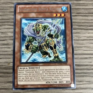 GLADIATORE BESTIA RETIARI Rara in Italiano EXC TU03-IT006 YUGIOH - Picture 1 of 2