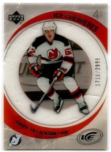 2005-06 Upper Deck Ice Barry Tallackson Rookie 1710/2999 New Jersey Devils #200