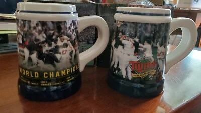 Minnesota Twins 2017 SGA World Series Champion Collectible Steins Set  - Image 1 of 4