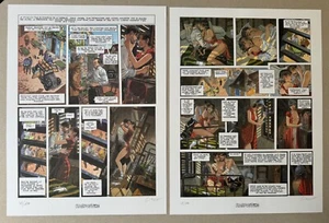 GIBRAT SURSIS LOT 2 IMAGES FAC SIMILE PLANCHES COULEURS 100 EX N/S ED RASPOUTINE - Foto 1 di 6