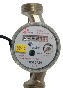 ELSTER 13003125 PN16 TMAX +90°C S100 WATER METER NEW FAST SHIPPING - Picture 1 of 5