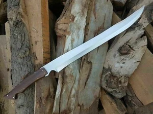 STRUMENTO D2 FATTO A MANO PERSONALIZZATO ACCIAIO VICHINGO COMBATTIMENTO SPADA GUERRIERO MACHETE TATTICO - Foto 1 di 7