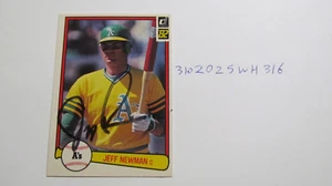 1982 Donruss Jeff Newman signed baseball card - Picture 1 of 2